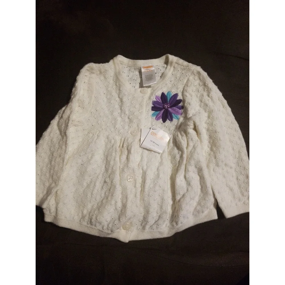 Cardigan gymboree‎ winter peacock 12 18 months nwt